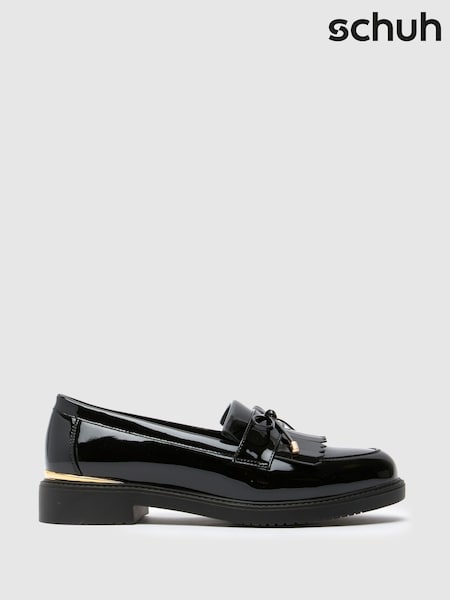 Schuh Lillia Hardware Black Loafers (H77639) | R$ 345