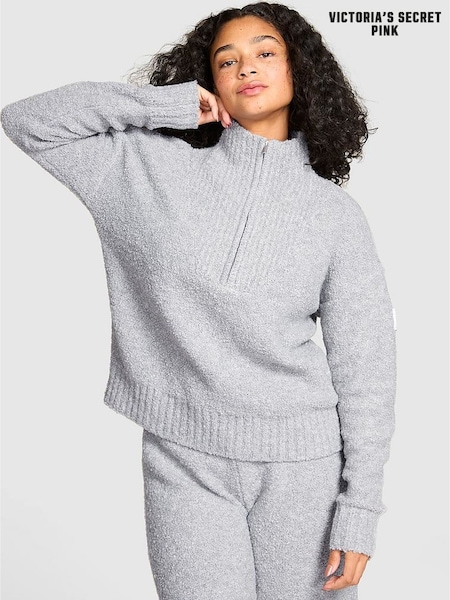 Victoria's Secret Pink Medium Heather Grey Knitted Sweatshirt (H77680) | €64