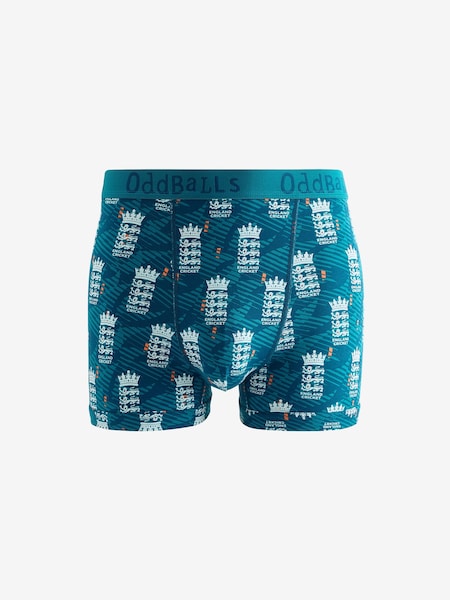 OddBalls Mid Blue England FA Retro Mens Boxer Shorts (H77951) | €16.50