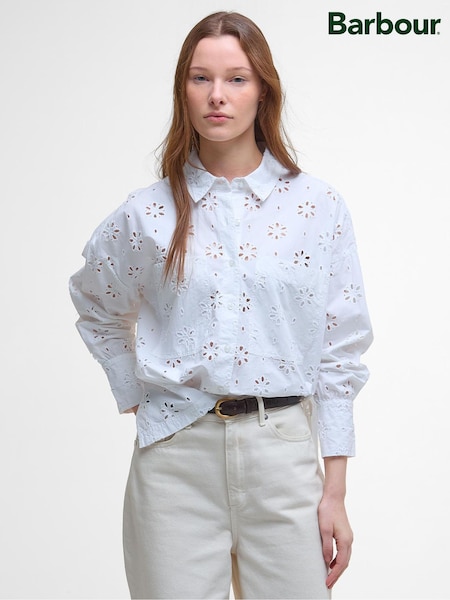 Barbour® White Melissa Shirt (H78004) | $264