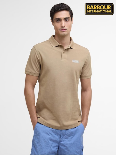Barbour® International Natural Natural Essential Polo Shirt (H78006) | 233 QAR