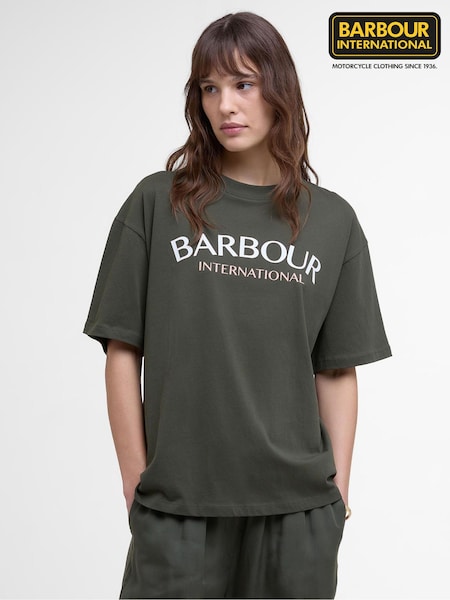 Barbour® International Grey Cali T-Shirt (H78015) | 148 QAR