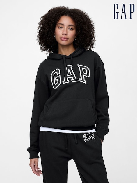 Gap Jet Black Logo Hoodie (H78080) | €45