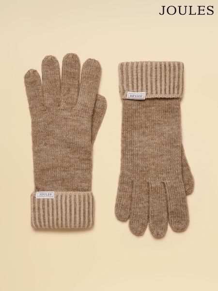 Joules Ada Oatmeal Gloves (H78321) | €20.95