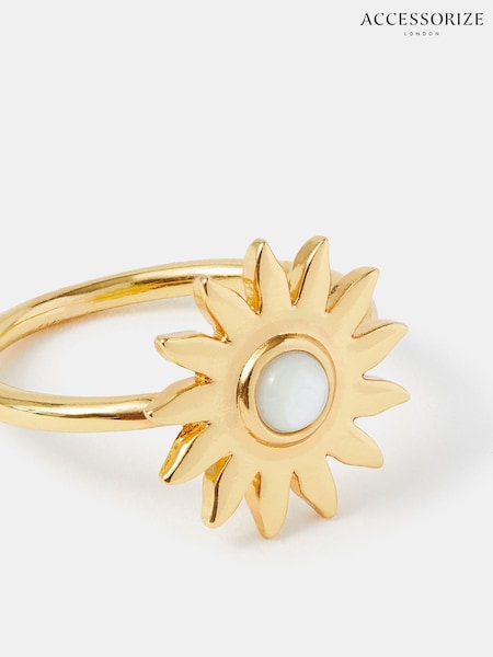 Accessorize 14ct Mother Of Pearl Sun Ring (H78476) | 1 202 грн