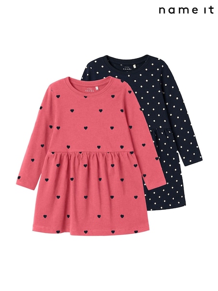 Name It Pink Printed Dresses 2 Pack (H78482) | €22.50