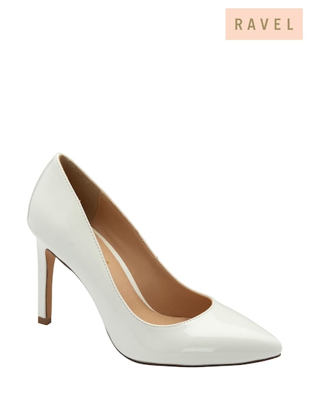 Ravel White Stiletto Heel Court Shoes (H78542) | R$ 640