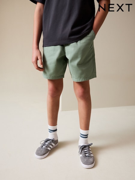 Sage Green Regular Fit Shorts (3-16yrs) (H78778) | AED30 - AED56