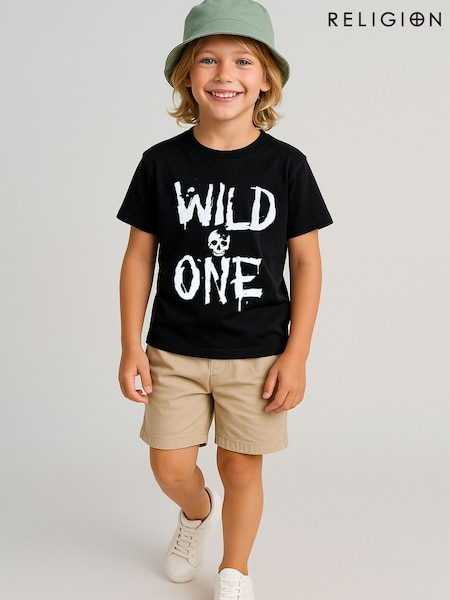 Religion Black Wild One T-Shirt (H78790) | €22.50