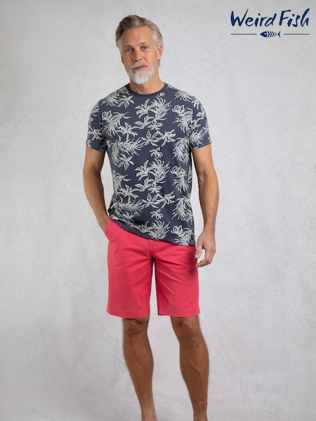 Weird Fish Blue Howes Printed T-Shirt (H78800) | R$ 375 - R$ 395