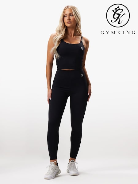 Preto - Gym King 365 Leggings (H78911) | R$ 315