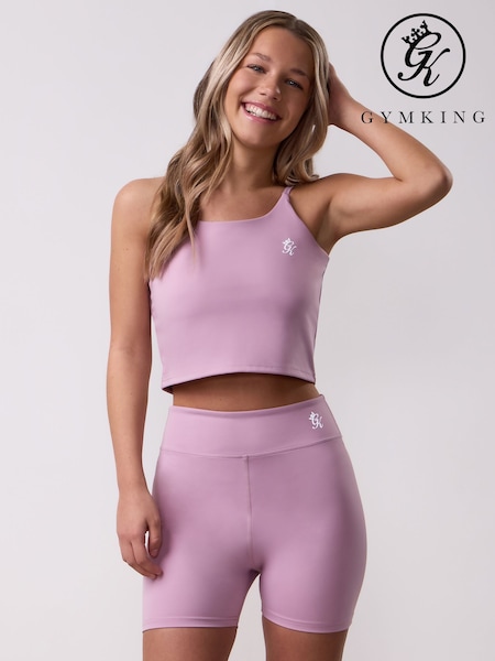 Violet - Gym King 365 Long Line Tank (H78931) | 134 LEI