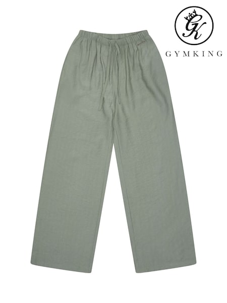 Gym King Green/Lime Signature Woven Trouser (H78942) | €63