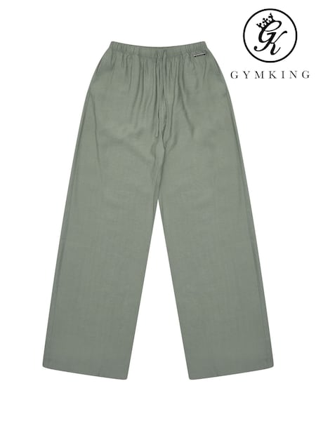 Gym King Green Signature Woven Trouser (H78946) | €63
