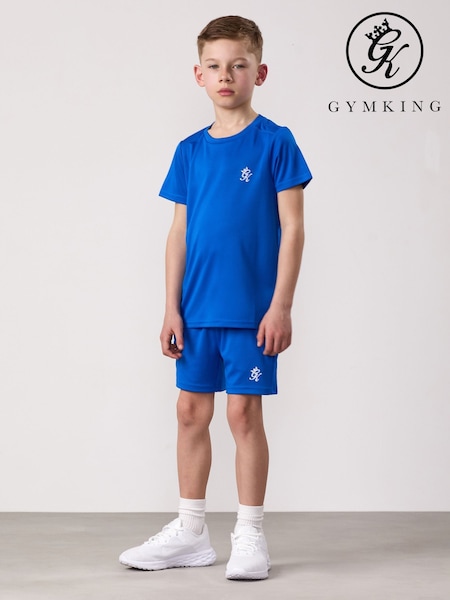 Gym King Blue Lightweight Poly T-Shirt (H78956) | €21