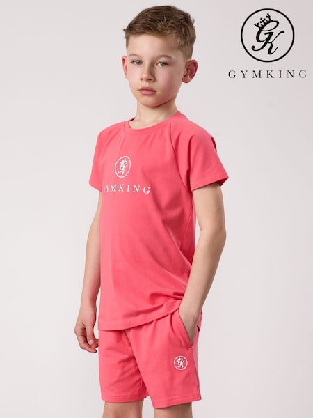 Gym King Pink Pro T-Shirt (H78957) | €26
