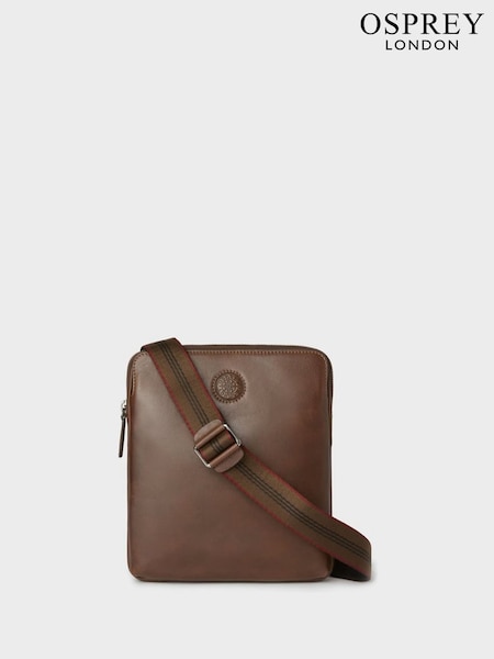 Osprey London Small The Compass Leather Messenger Bag (H78987) | SGD 358