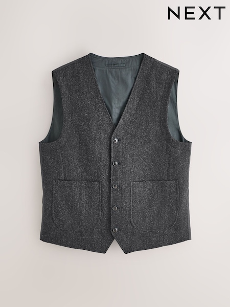 Gris antracita - Wool Blend Suit Waistcoat (H79654) | 60 €
