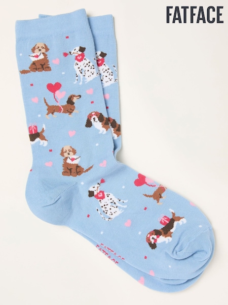 FatFace Blue Dog Socks (H79813) | €10