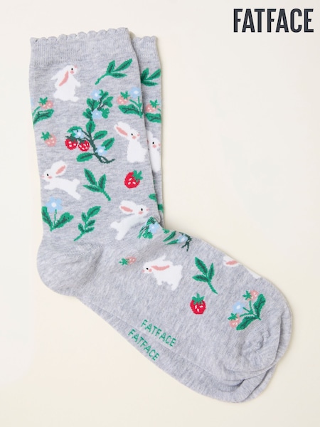 FatFace Grey Bunny Socks (H79815) | €10