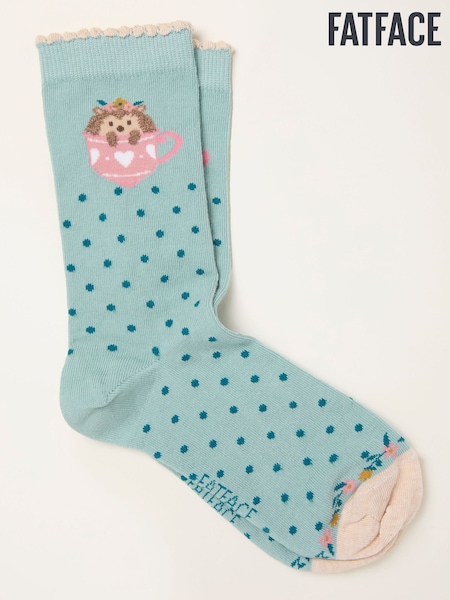 FatFace Green Haze Hedgehog Socks (H79819) | €11