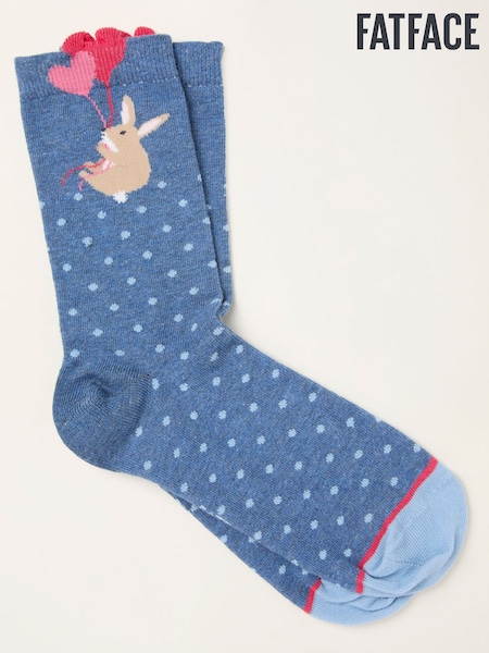 FatFace Navy Bunny Socks (H79823) | €10