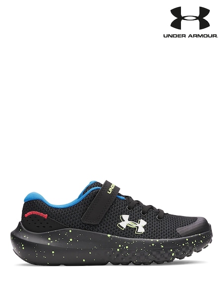 Under Armour Black/Yellow Surge 4 Trainers (H79978) | €42
