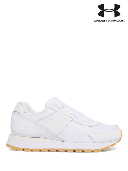 Under Armour White Essential Runner Trainers (H79979) | €47