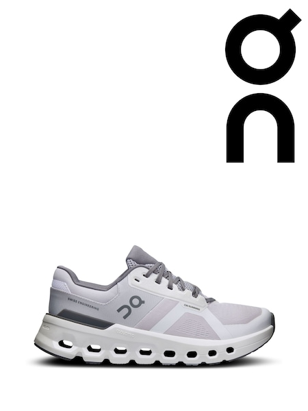 On White/Black Cloudrunner 2 Trainers (H80319) | AED815
