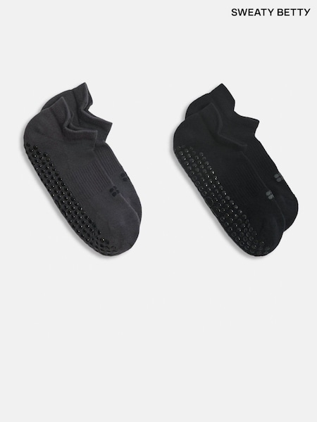 Preto - Sweaty Betty Reformer Trainer Gripper Socks 2 Pack (H80658) | R$ 245