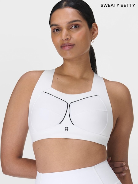 Sweaty Betty White Zero Gravity Running Bra (H80706) | €77