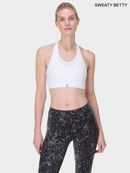 Sweaty Betty White Power High Impact Sports Bra (H80707) | €69