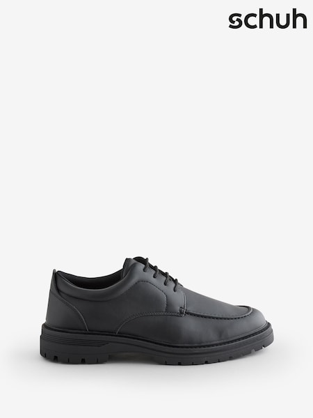 Schuh Reece Moccasin Lace Up Black Shoes (H80804) | €58