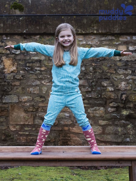 Muddy Puddles Green White Thermal Baselayer Top (H80877) | €31