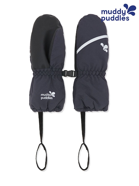 Muddy Puddles Blue Waterproof Kids Ski Mittens (H80881) | €39