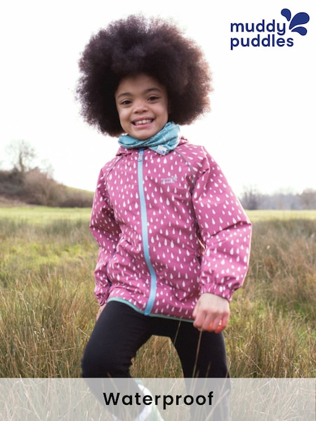Muddy Puddles Pink Waterproof EcoSplash Jacket (H80889) | €74