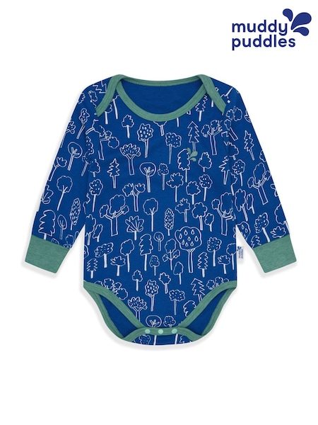Muddy Puddles Blue Thermal Baselayer Babygrow (H80901) | €29
