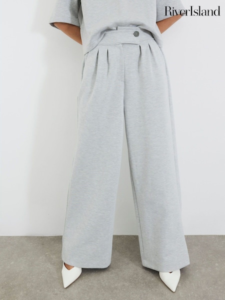 River Island Marl Tailored Interlock Trousers (H81023) | R$ 395