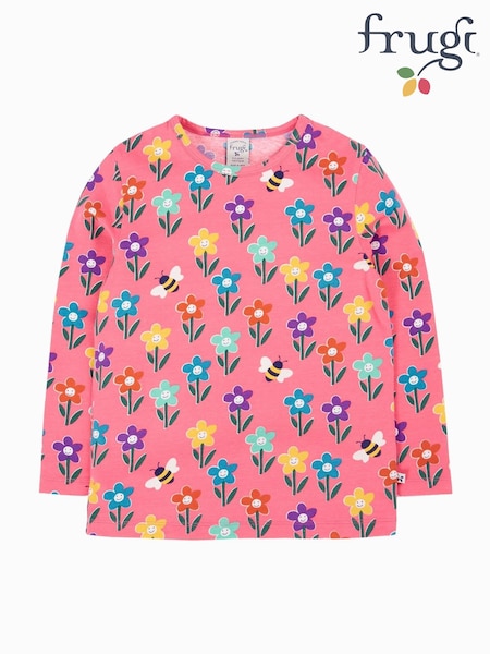 Frugi Pink Bryher T-shirt (H81070) | €24 - €27