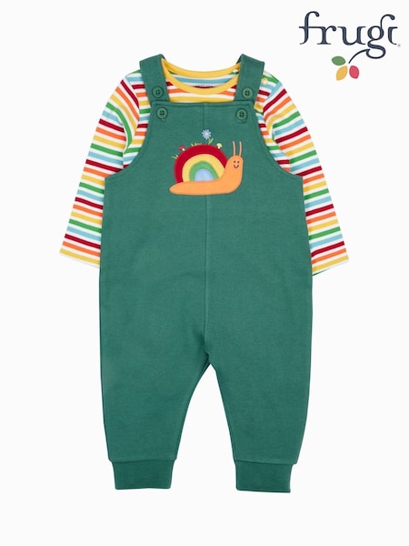 Frugi Coverack Dungarees Outfit (H81088) | AED233 - AED245