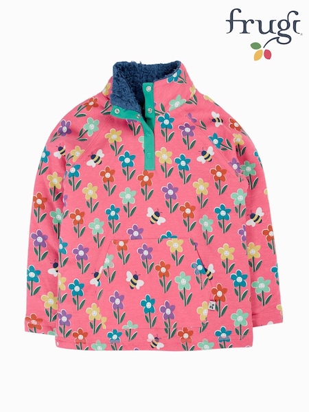 Frugi Pink Snuggle Fleece (H81099) | AED233 - AED256