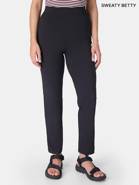 Sweaty Betty Black 29 inch inside seam Explorer 25" Trousers (H81174) | R$ 890