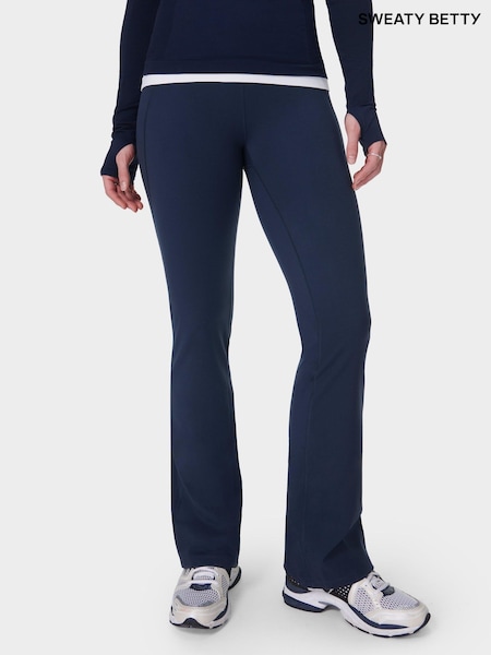 Sweaty Betty Blue 30 inch inside seam Power 30" Bootcut Workout Trousers (H81181) | €119