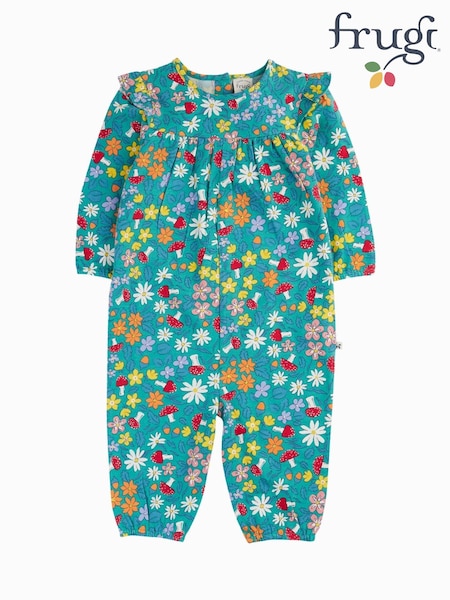 Frugi Green Wren Playsuit (H81319) | €39 - €42