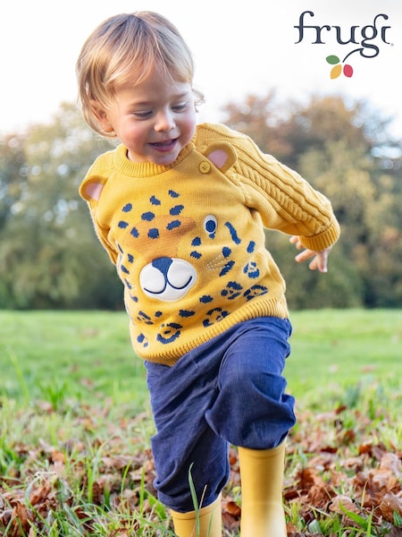 Frugi Blue Cord Pull Ups Trousers (H81321) | €35 - €37