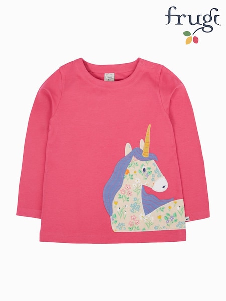 Frugi Pink Anna Circular Top (H81325) | €29 - €32