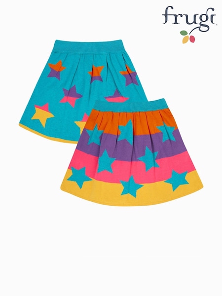 Frugi Blue Rory Reversible Skirt (H81337) | AED186 - AED198