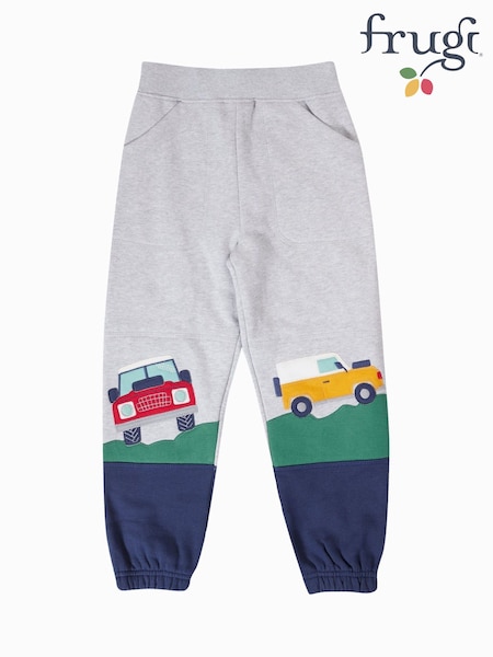 Frugi Grey Malpas Placement Joggers (H81341) | €40 - €42