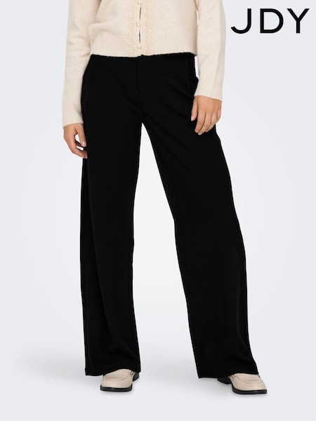 JDY Black Wide Leg Trousers (H81343) | €35