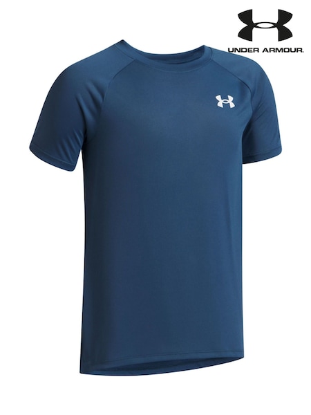 Under Armour Navy Blue Cotton Tech 20 Short Sleeve T-Shirt (H81379) | ¥ 3,860